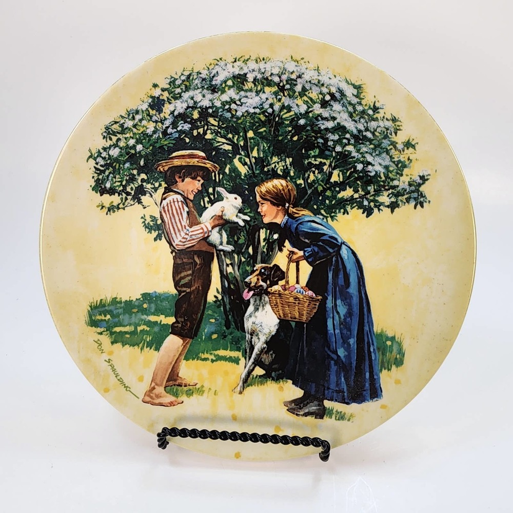 Don Spaulding Edwin Knowles Collectible Easter Plate